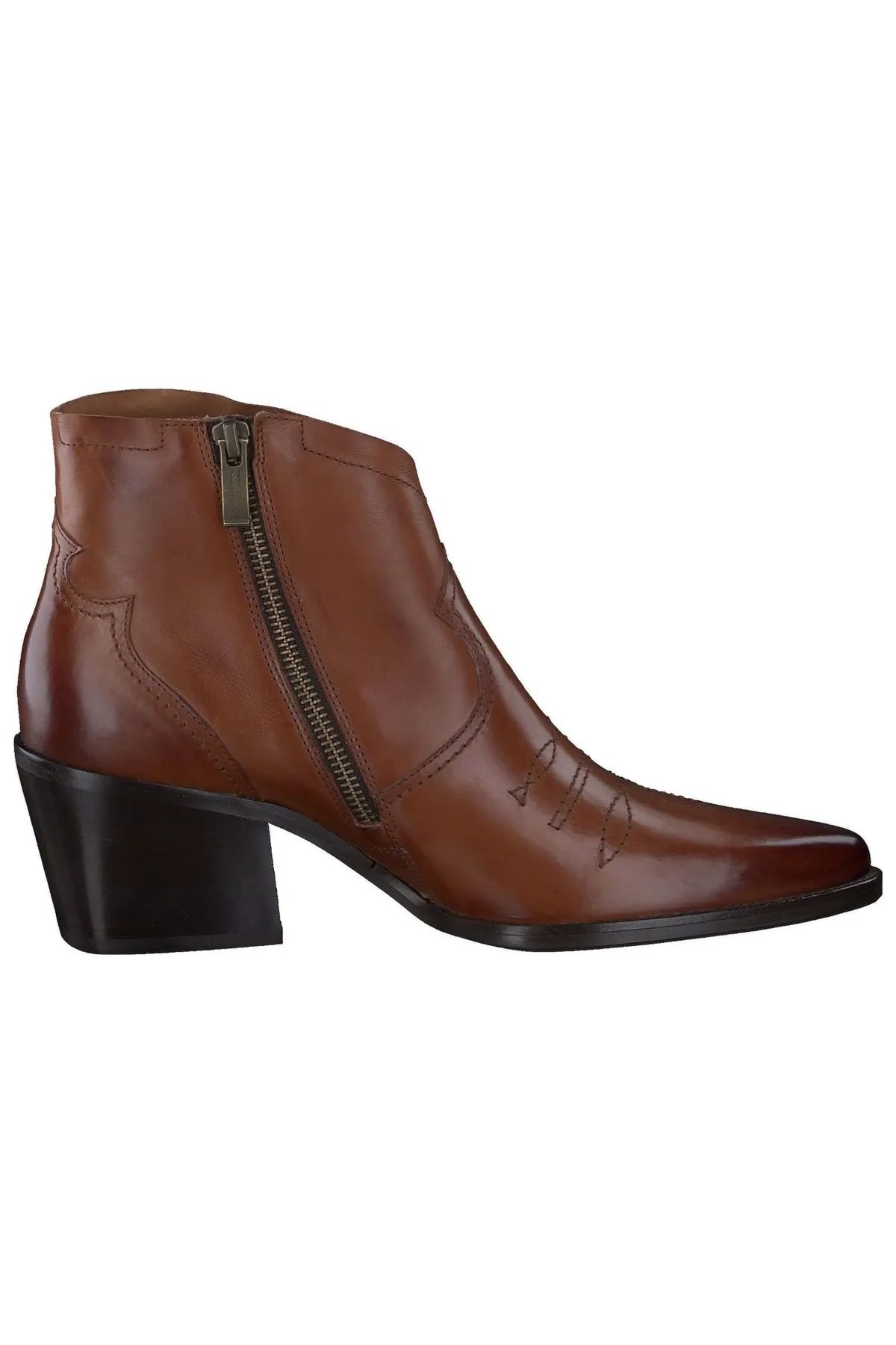 Paul Green  Stiefelette - Braun - Blockabsatz