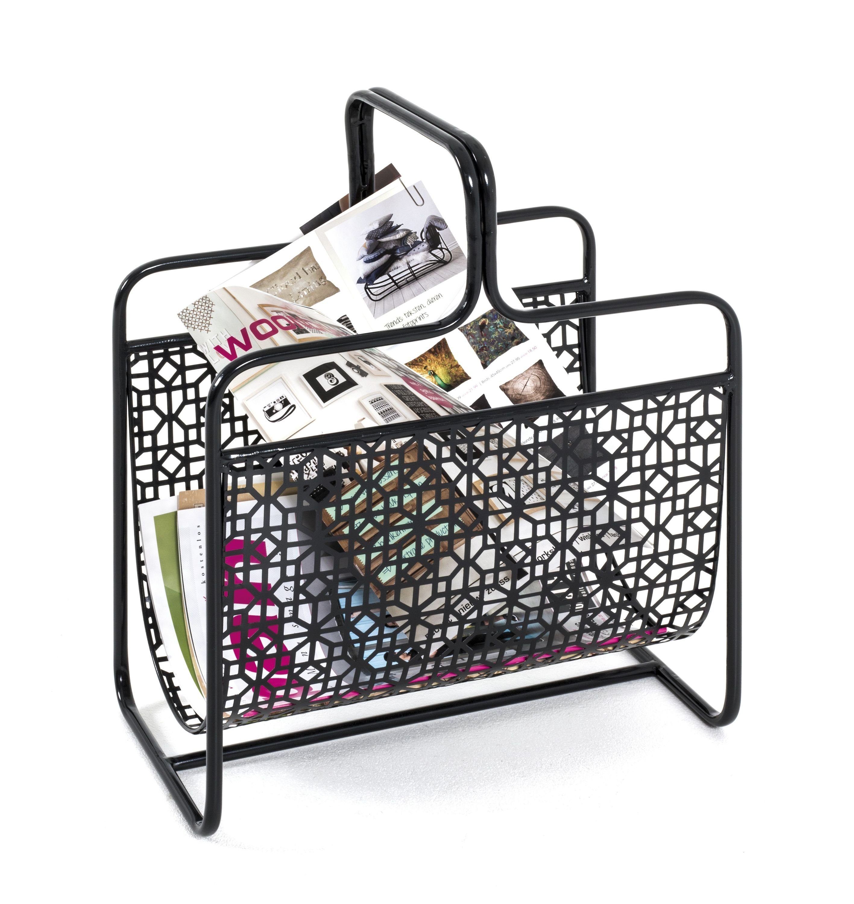 HAKU Zeitungsständer Zeitungsständer, HAKU Möbel Zeitungsständer (BHT 37x45x22 cm) BHT 37x45x22 cm schwarz
