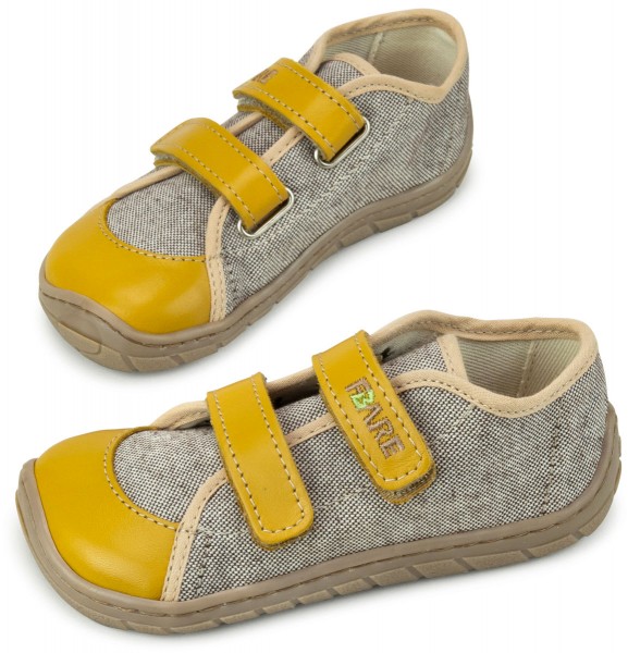 Fare Bare |vA ~ LowCut Leder & Canvas ~ Beige