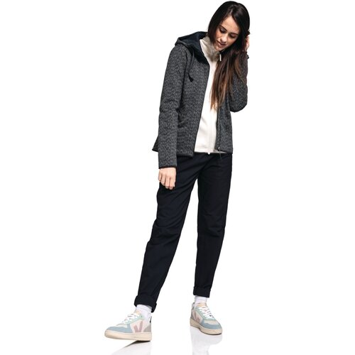 DAMEN UNTERJACKE FLEECE HOODY AURORA L