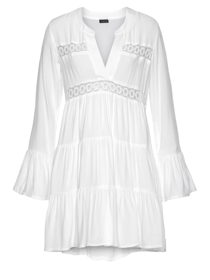 LASCANA Longbluse in offwhite günstig kaufen