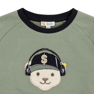Sweatshirt, dunkelgrün für Jungs