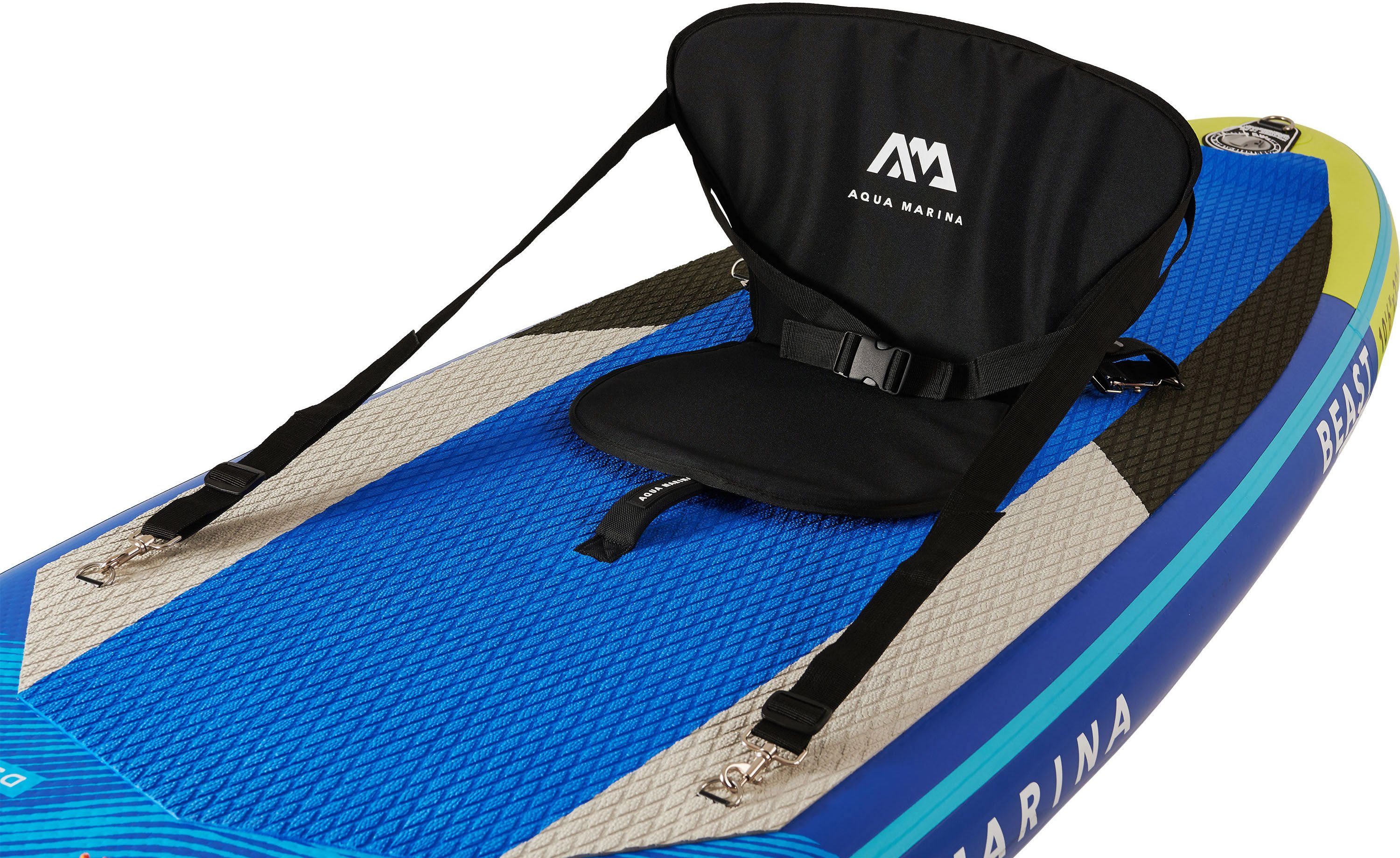 Aqua Marina Inflatable SUP-Board Beast Stand-Up, (Set, 6 tlg., mit Paddel, Pumpe und Transportrucksack)