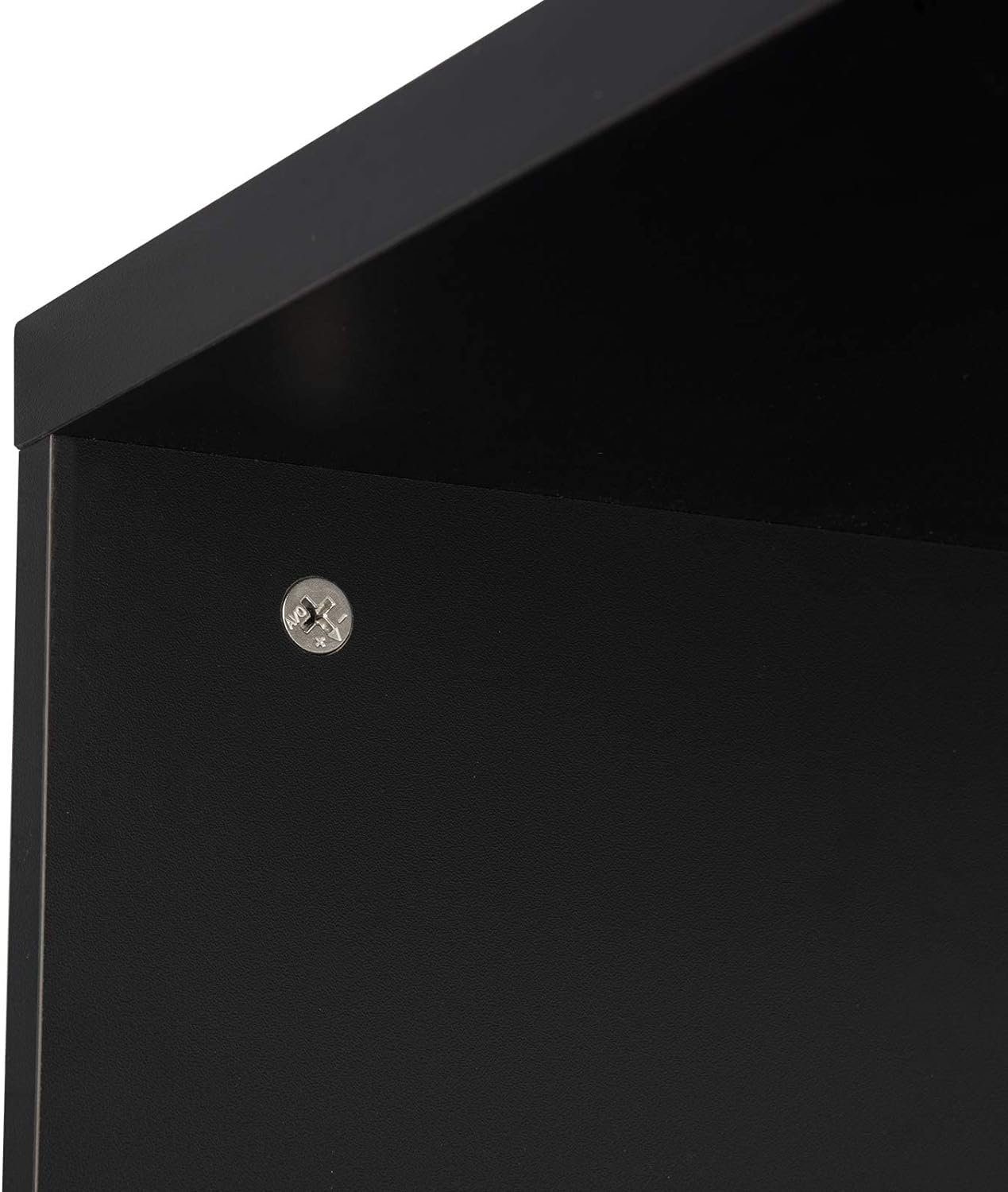 Woltu Bartisch (1-St), Bistrotisch mit 3 Ablagefläche, aus Metall, MDF