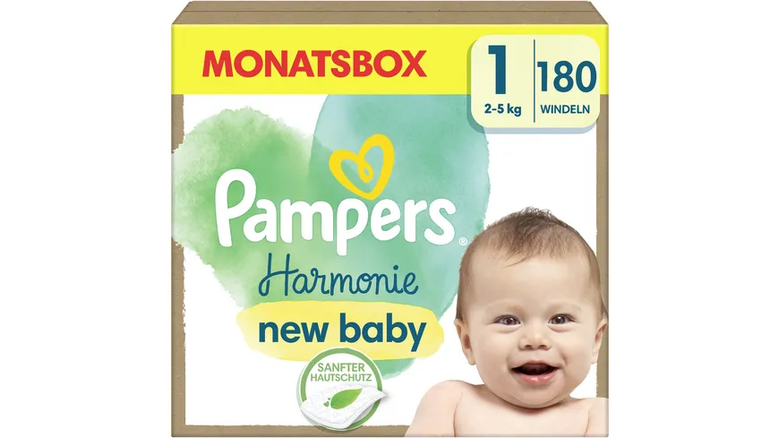 Pampers Harmonie Windeln Gr.1 2-5kg Monatspackung