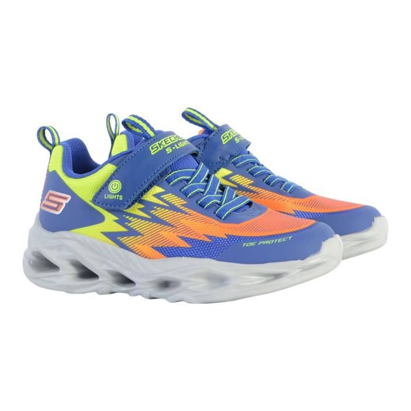 Basket Enfant Skechers Zorent bleu