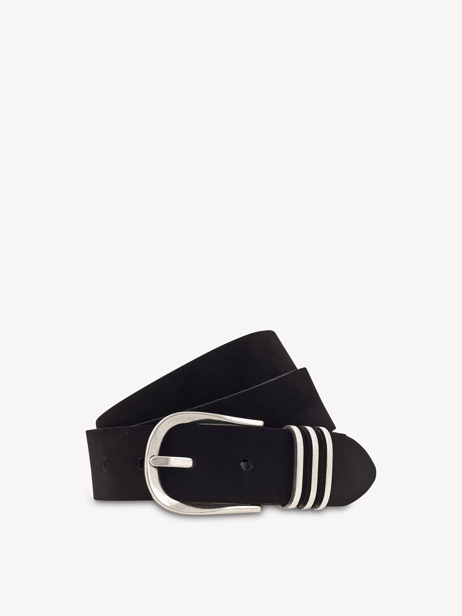 Ceinture en cuir - noir