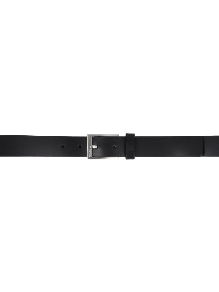 Strellson Gürtel Leder in black günstig kaufen 115 cm