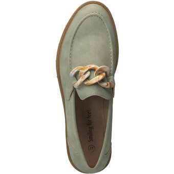 smiling for feet Chunky Loafers in grün