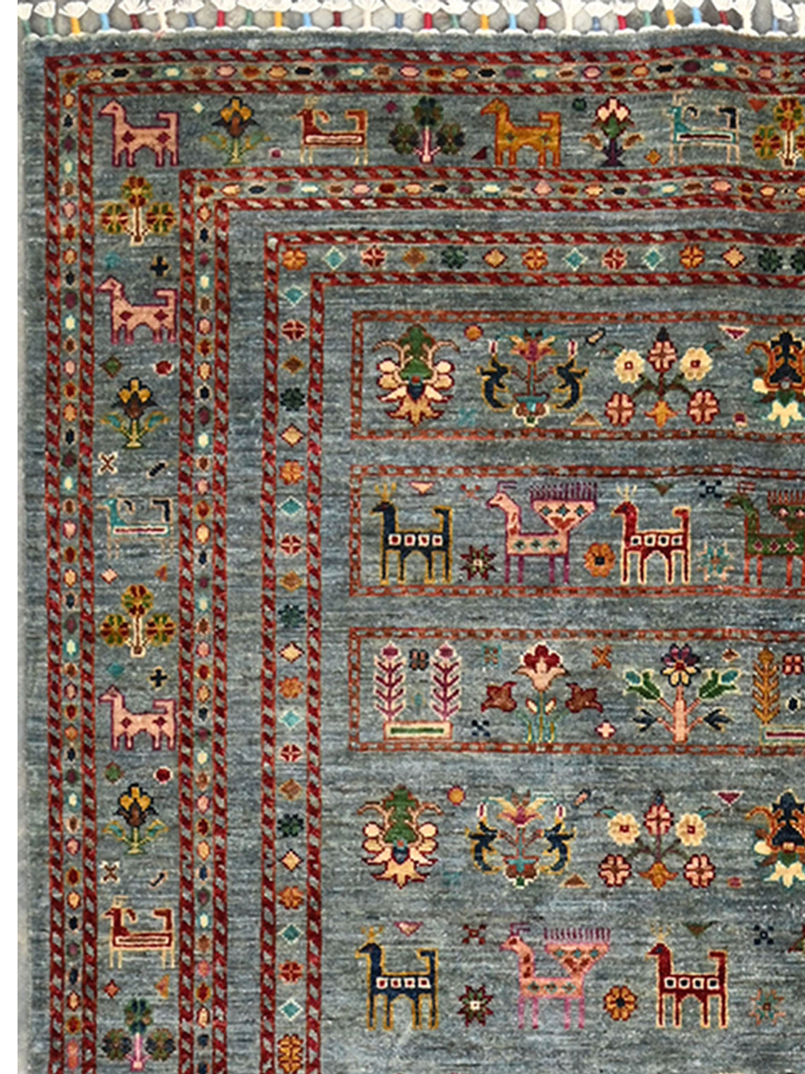 Chobi Schal ca. 151 x 204 cm, Unikat / Einzelstück