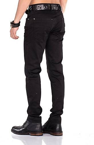 Cipo & Baxx Jeans mit schönem Gürtel in Straight Fit
