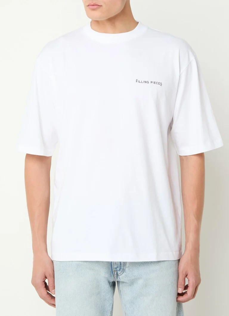 Tricou cu logo Boxy Filling Pieces