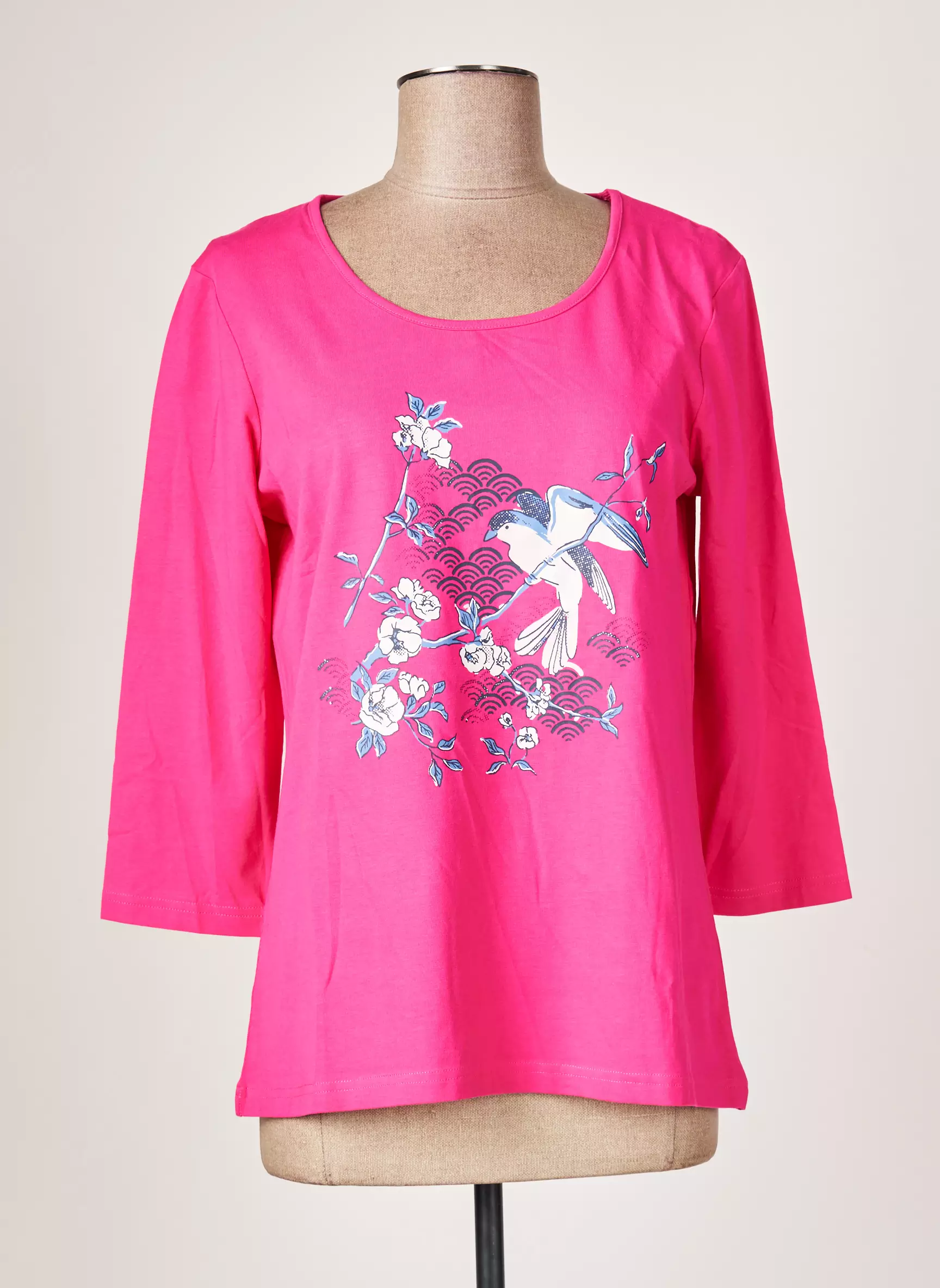 Damart Tshirts Femme couleur rose