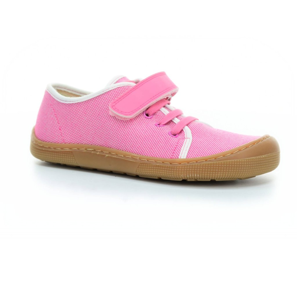 Koel4kids Dix Textile Fuchsia Canvas Barfußsneakers 07M036.50B - 651