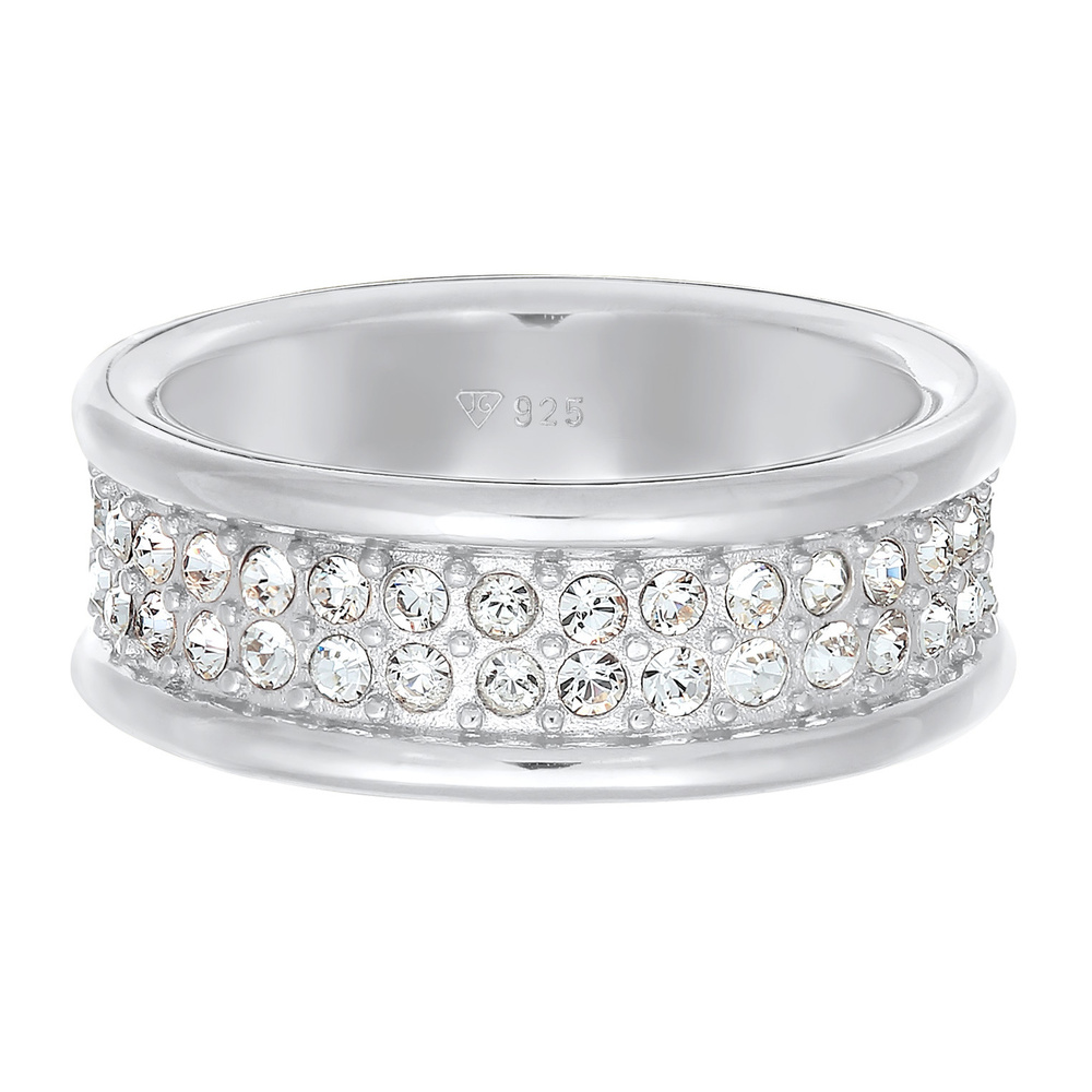 Elli PREMIUM Elli PREMIUM Bague Bague pour femme - Élégante et scintillante avec cristaux en a Bague
