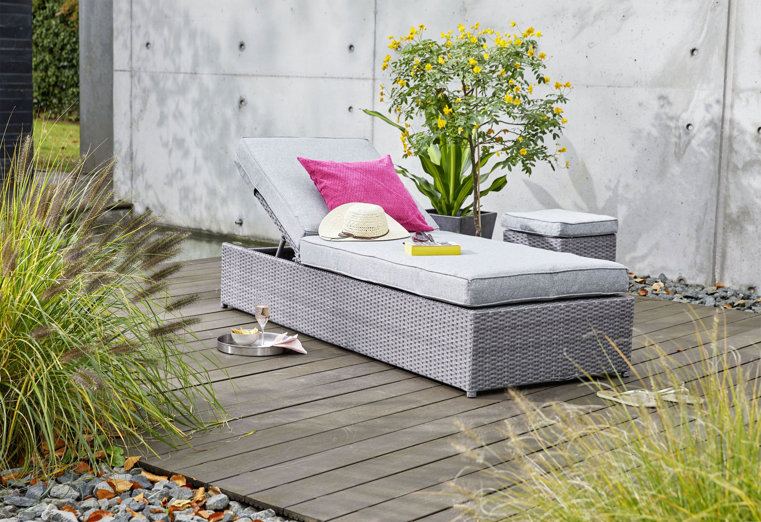 OUTDOORGartenliege Einzelelement