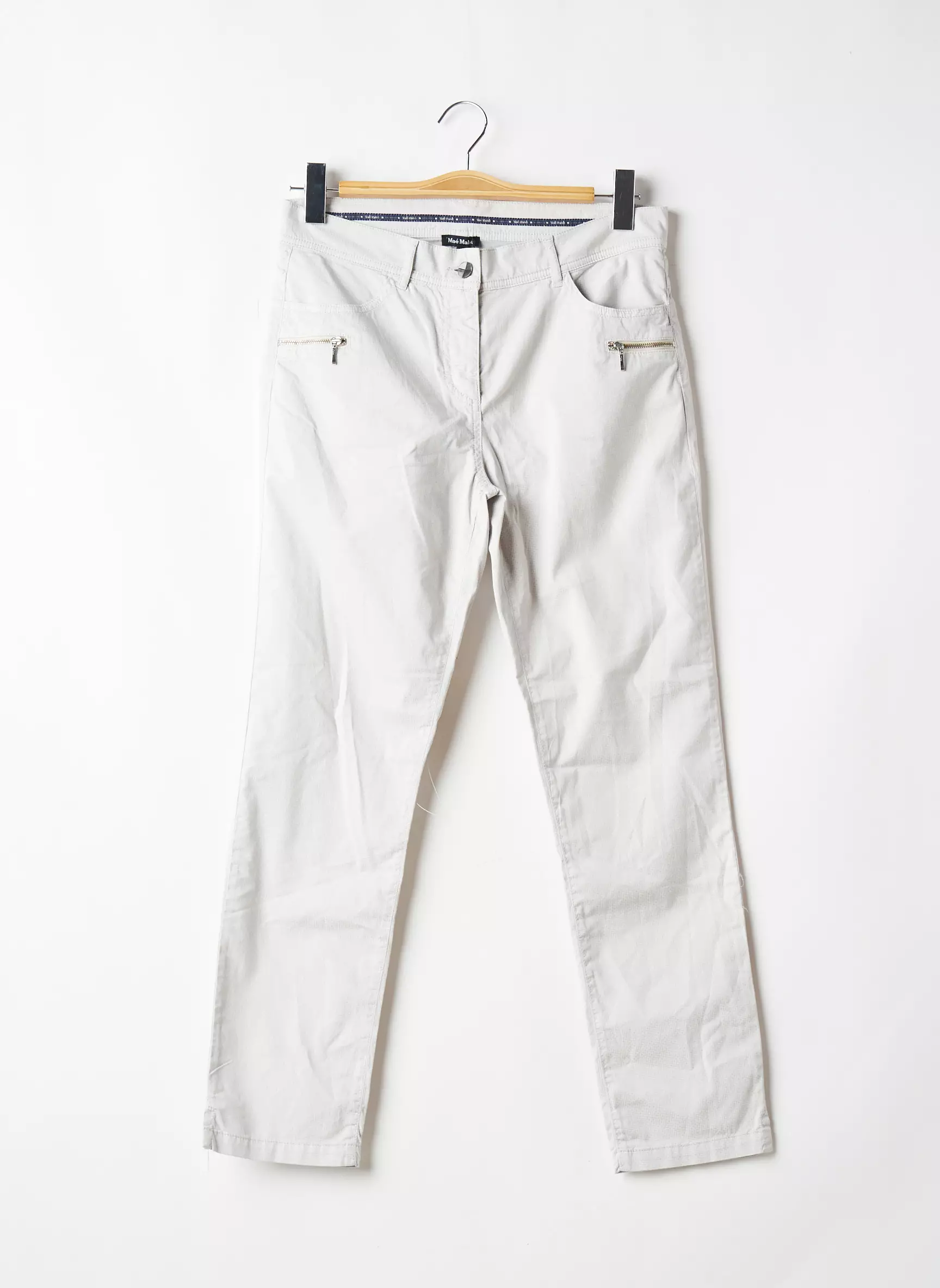 Mae Mahe Pantalons Slim Femme couleur gris