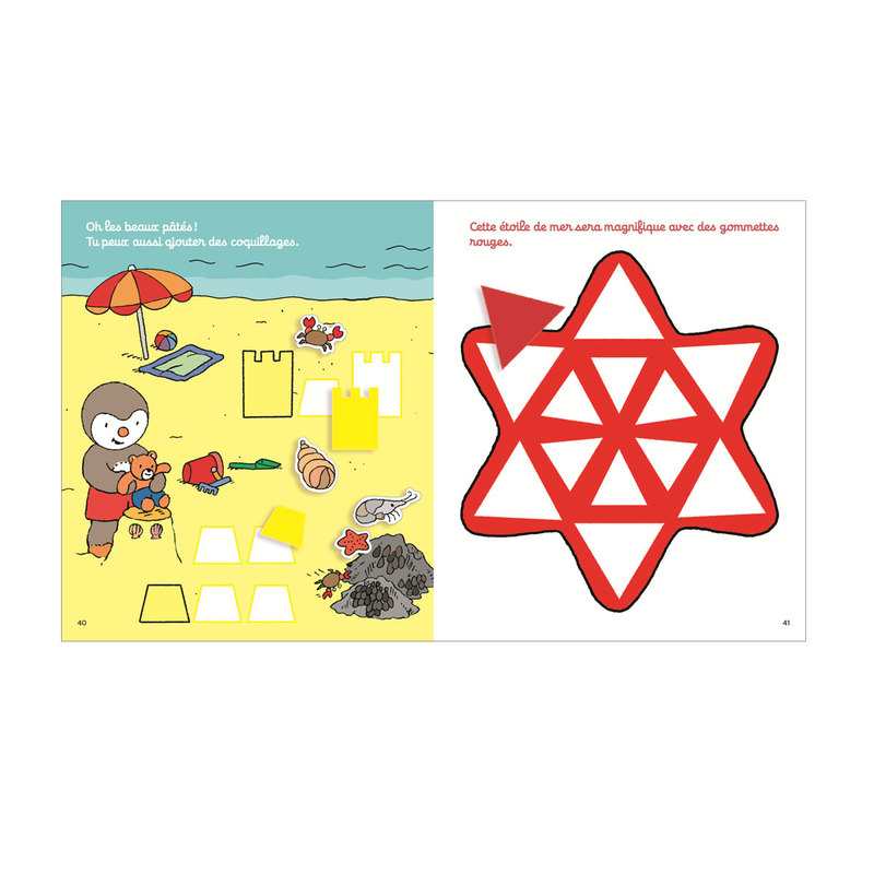 Livre Mon maxi cahier de gommettes t'choupi - Nathan Jeunesse