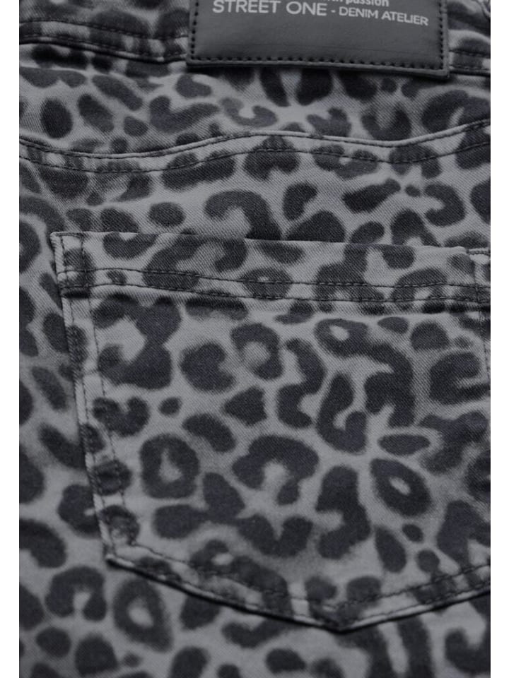 Street One Jeans in grey overdye print günstig kaufen