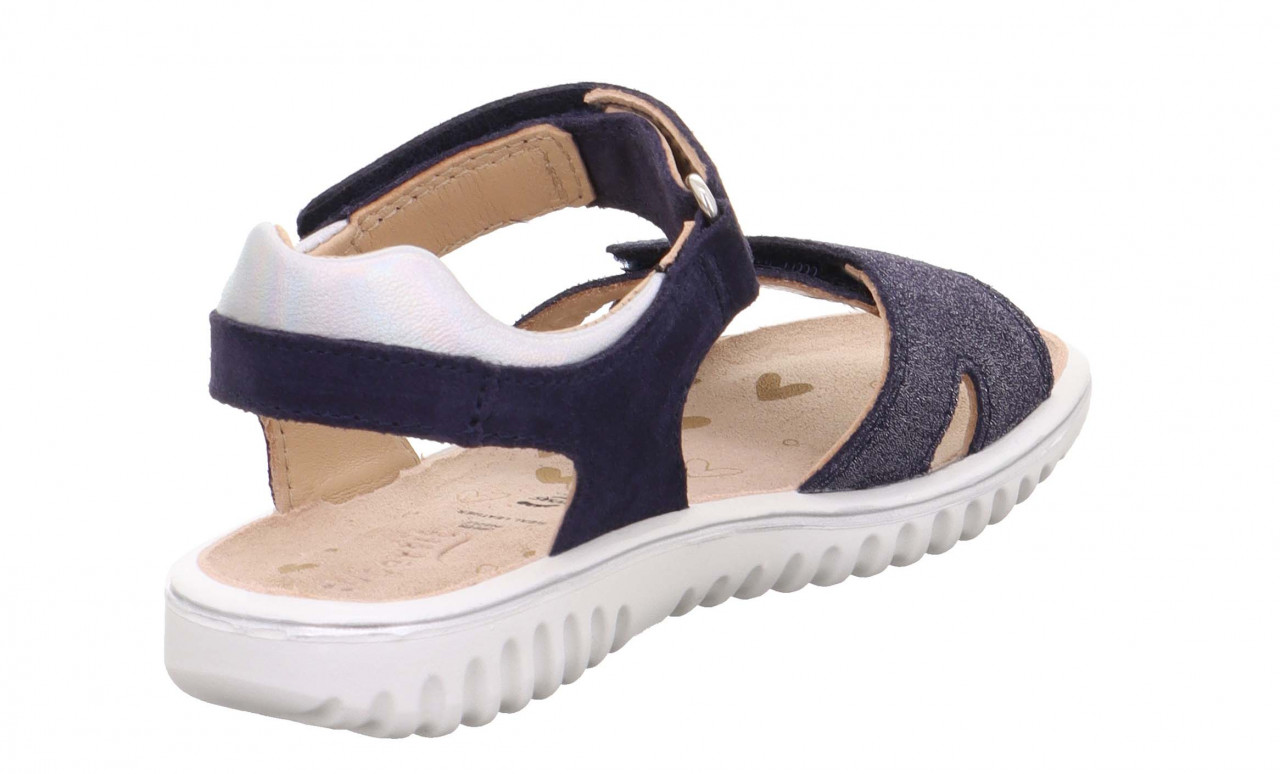 SPARKLE - BlauSandale mit Klettverschluss