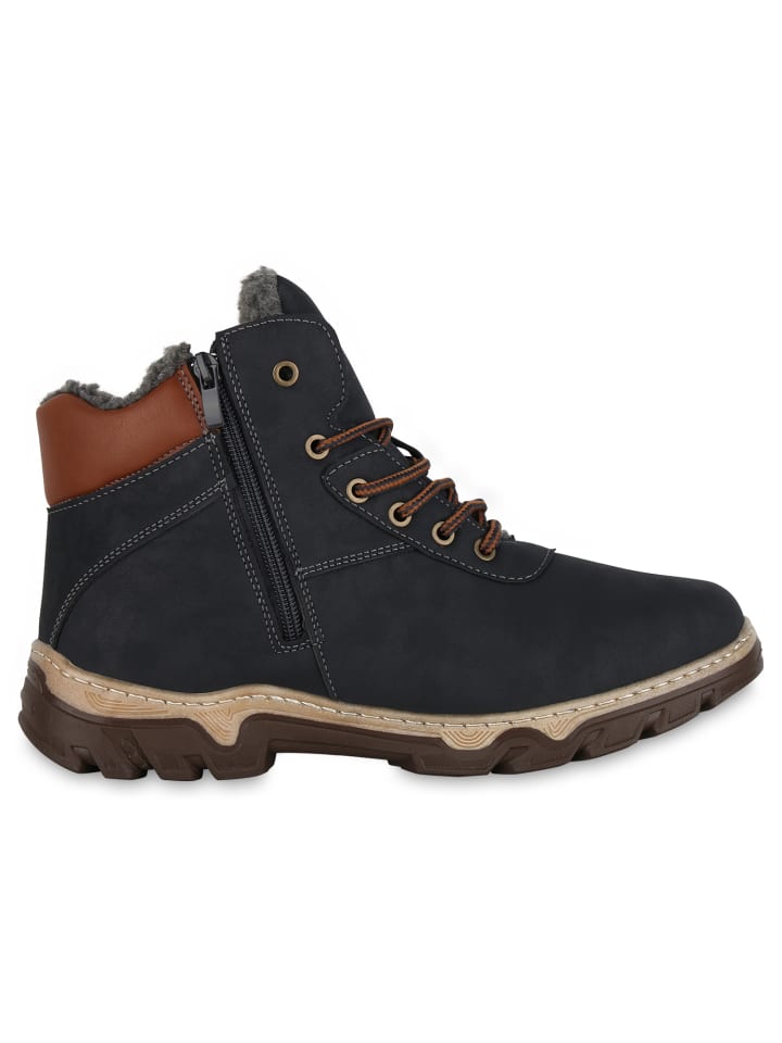 VAN HILL Winter Boots Jamie in Dunkelblau günstig kaufen 45