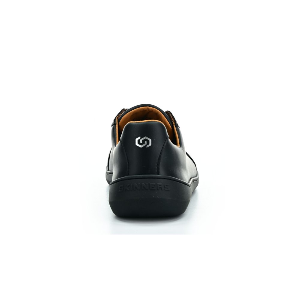 Skinners Moonwalker Leather Black/Black Barfußhalbschuhe