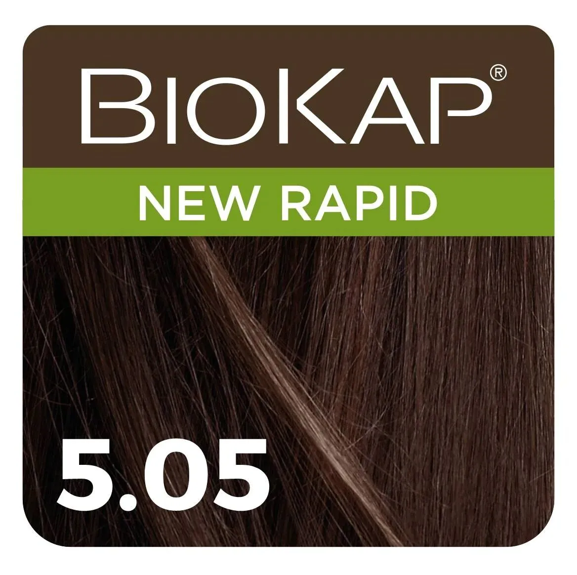 Biokap Nutricolor Delicato Rapid Hair Dye 5.05 Nut Chestnut 135 ml