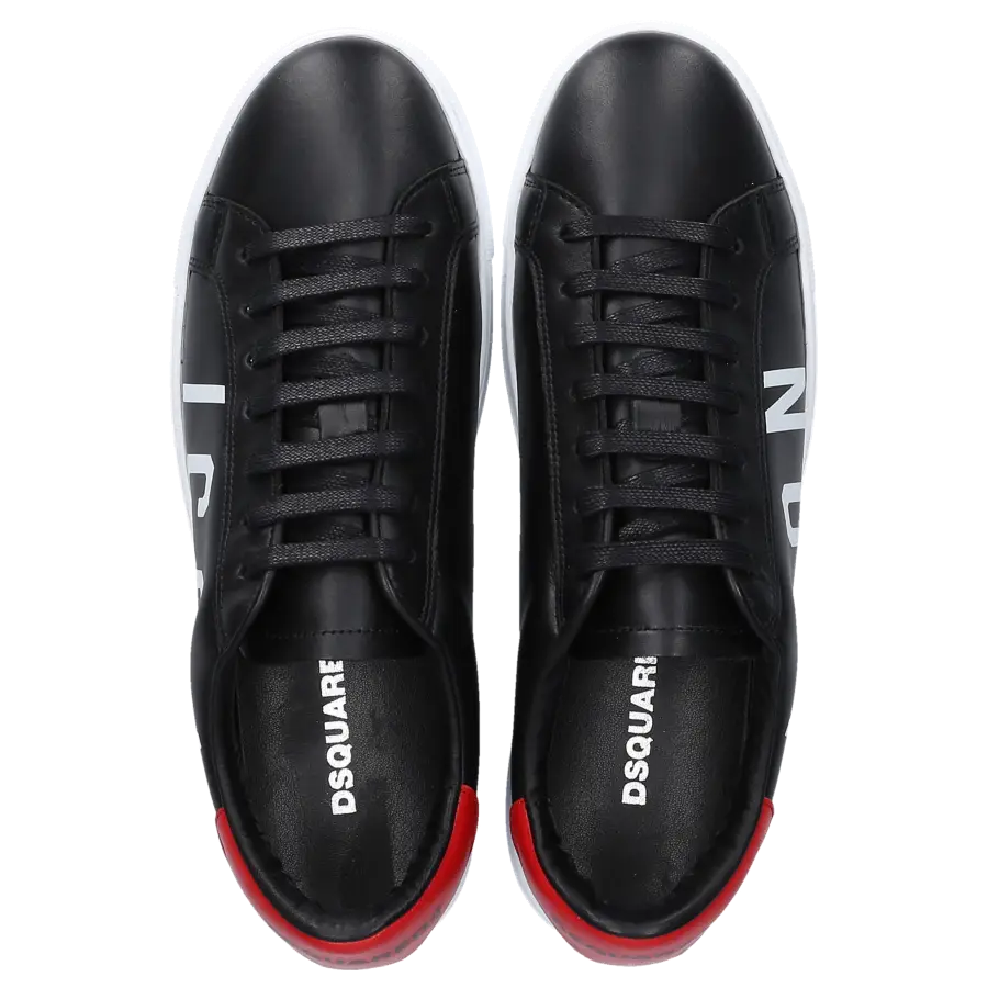 Dsquared2 - Sneaker low NEW TENNIS Kalbsleder - schwarz
