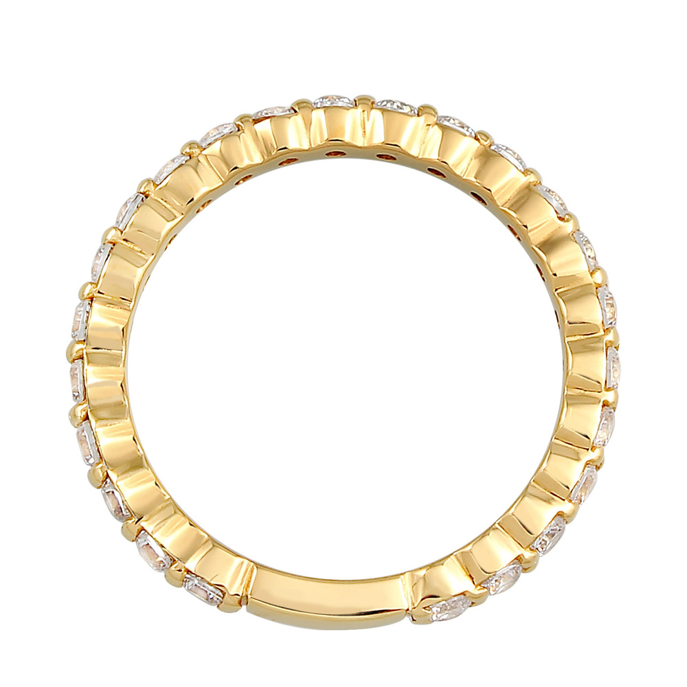 Elli Elli Bague Bague pour femme Memoire étincelante avec cristaux de zirconium en arg Bague