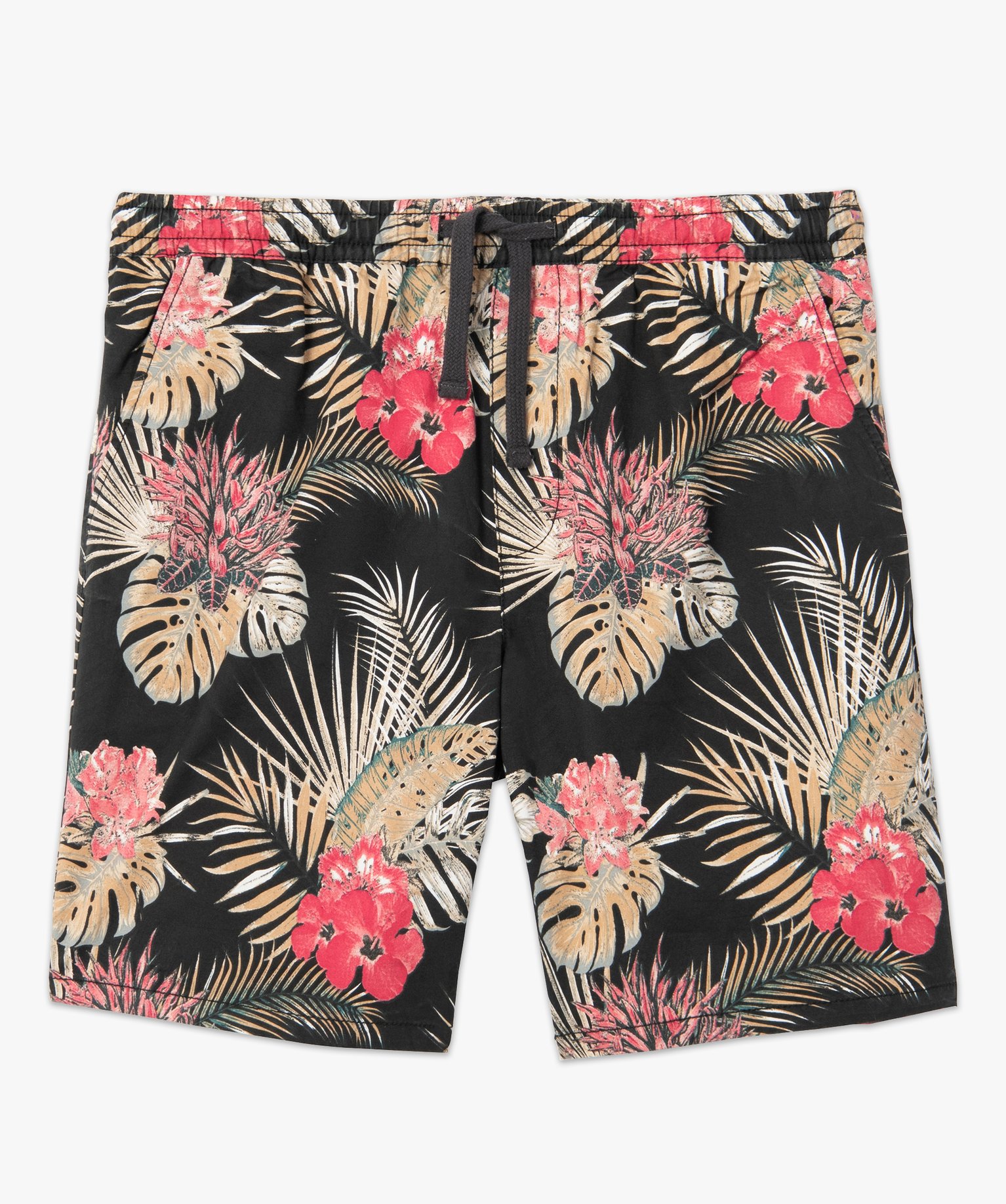 Bermuda homme à motifs fleuris gris | GEMO