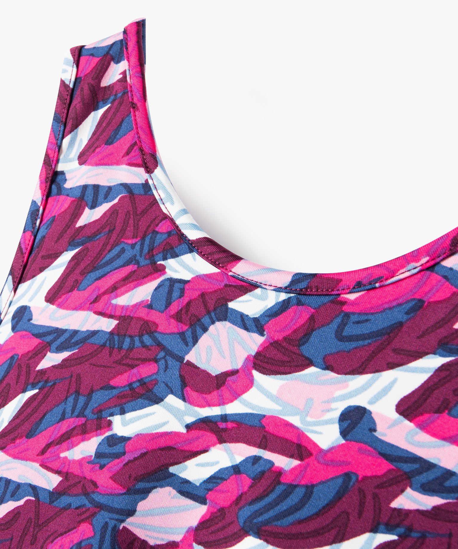 Robe imprimée avec doublure combishort fille multicolore | GEMO