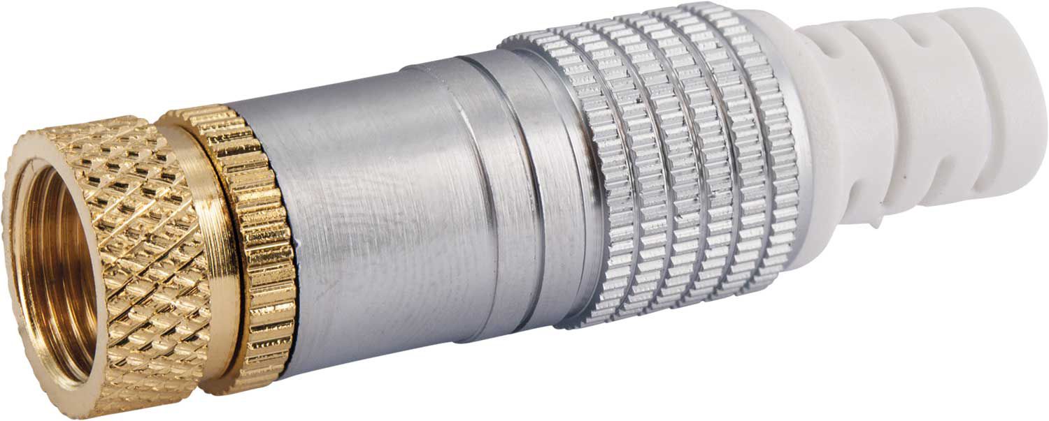Schwaiger 2 x 7 mm HQ F-Aufdrehstecker
