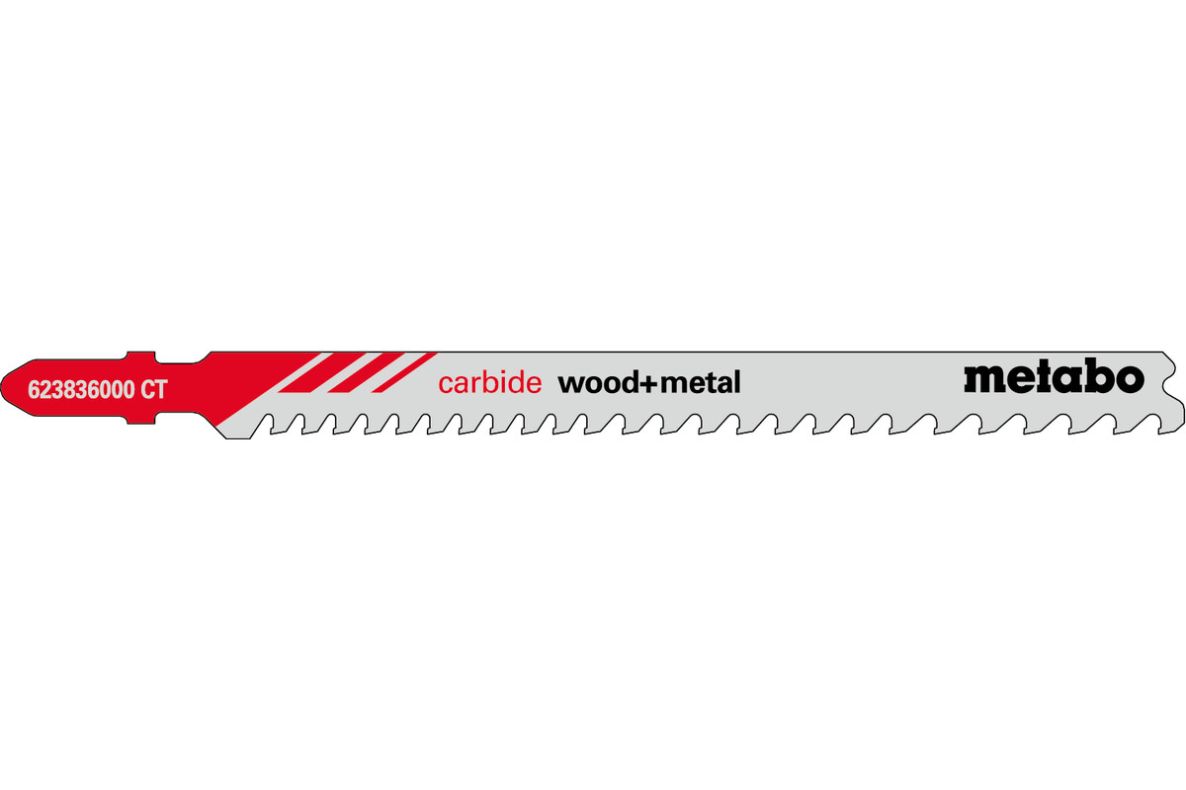 Metabo Zubehör 623836000 Stichsägeblätter (3 Stück) 108/3,5 mm HM