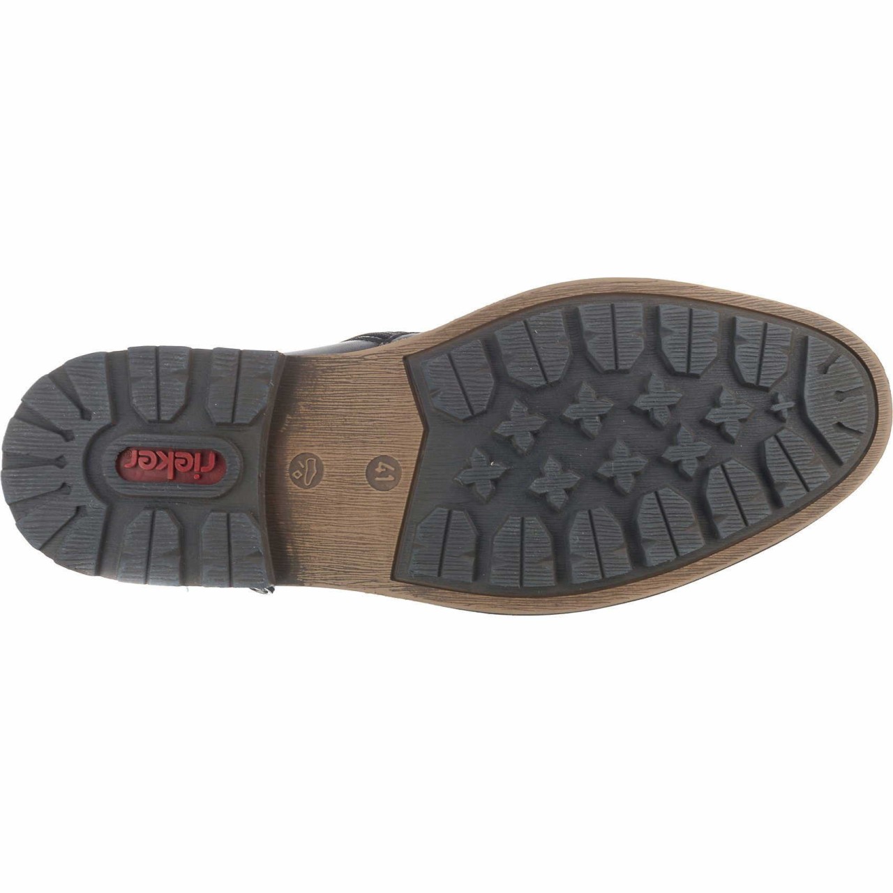 RIEKER Schnür-Stiefeletten schwarz