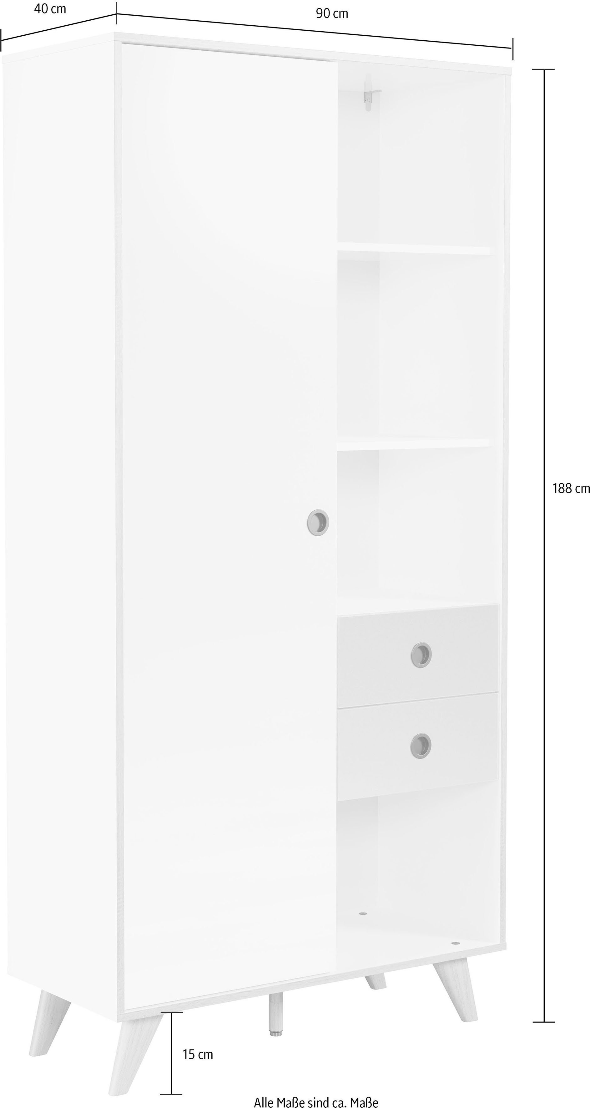 INTER-FURN Wohnzimmer-Set Adelaide, (3-St), Modernes Design