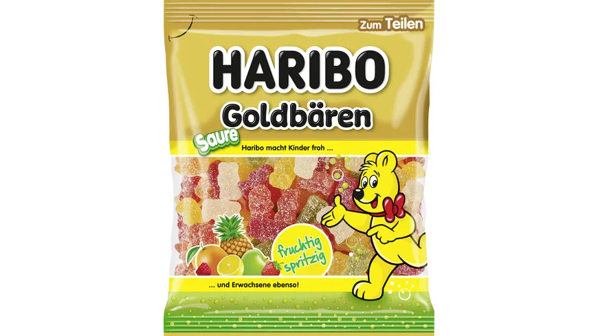 Haribo Fruchtgummi Saure Goldbären 175 g