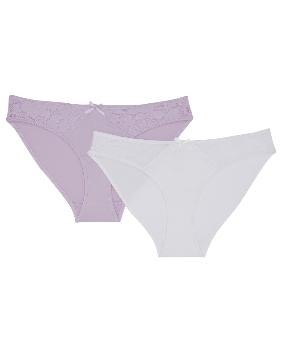 Slips mit Spitzendetails