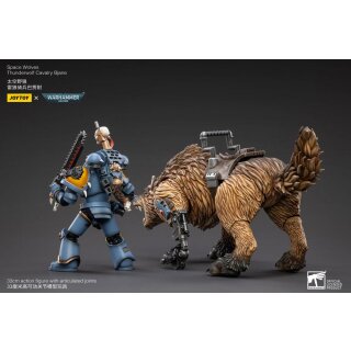 Warhammer 40k Actionfigur 1/18 Space Wolves Thunderwolf Cavalry Bjane