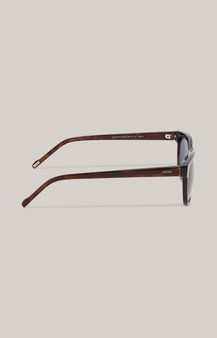 Sonnenbrille in Braun/Grau