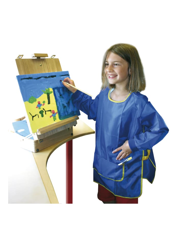 Eduplay Malkittel / Malschürze für Kinder, Universalgröße aus 100 % Polyester in Gelb/Blau in Gelb/Blau günstig kaufen onesize