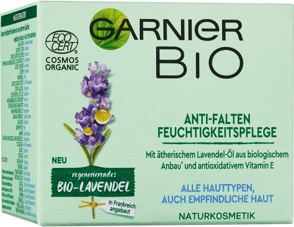 Garnier Bio Lavendel Anti-Falten Feuchtigkeitspflege Gesichtscreme