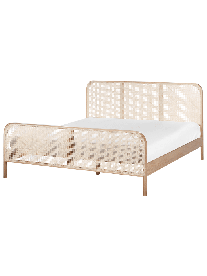 Beliani Doppelbett GONFARON in Braun - (W) 186 x (H) 108 x (L) 209 cm günstig kaufen onesize