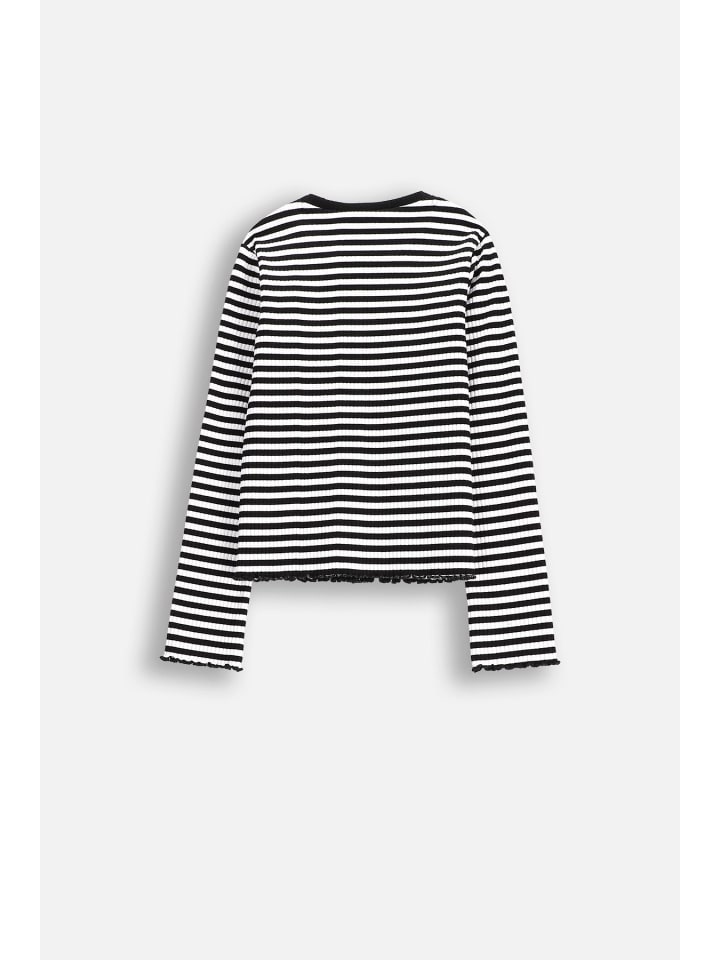 Coccodrillo Langarm-Rippstrick-T-Shirt in bunt günstig kaufen