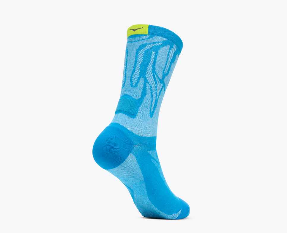 Clifton Crew Run Sock Skyward Blue
