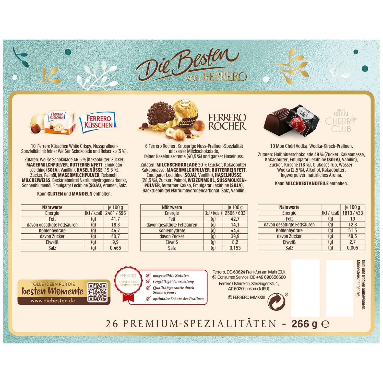 Die Besten von Ferrero Schneezauber 26er