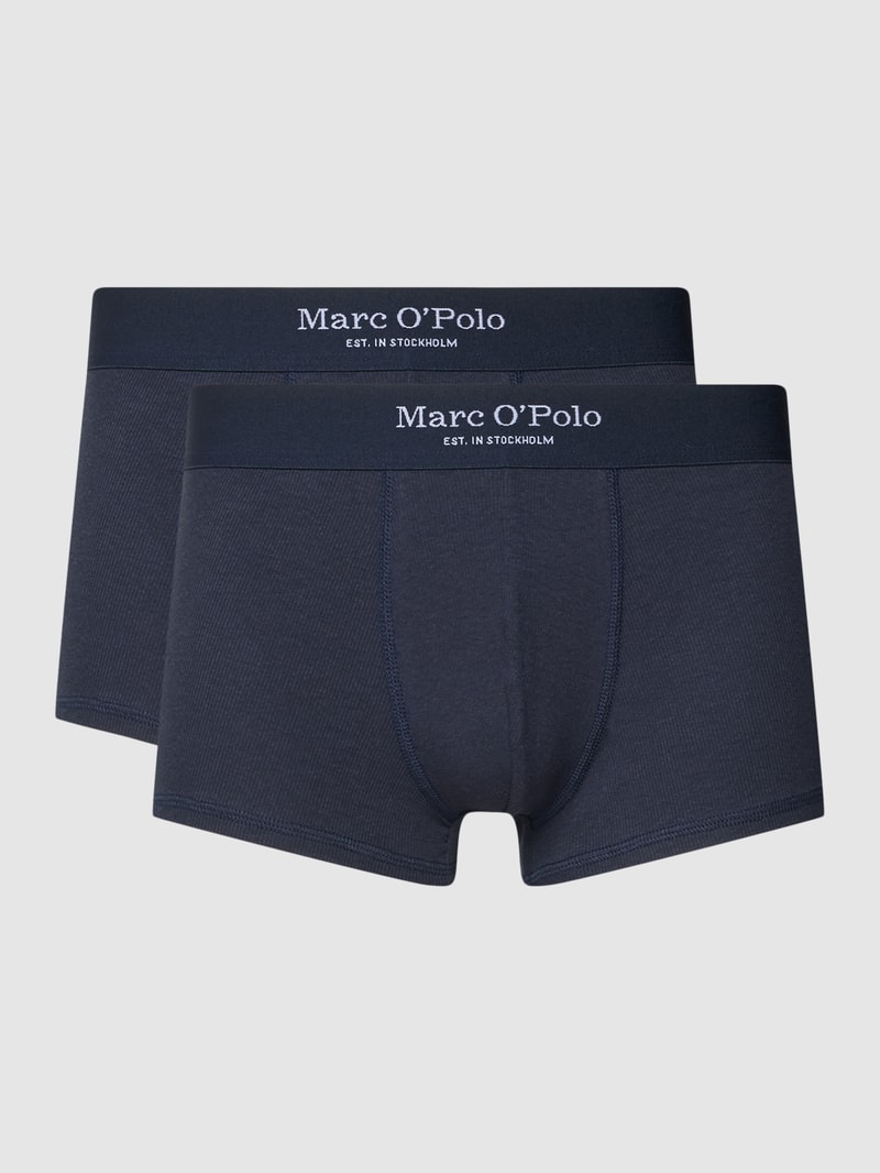 Trunks in Ripp-Optik im 2er-Pack in dunkelblau