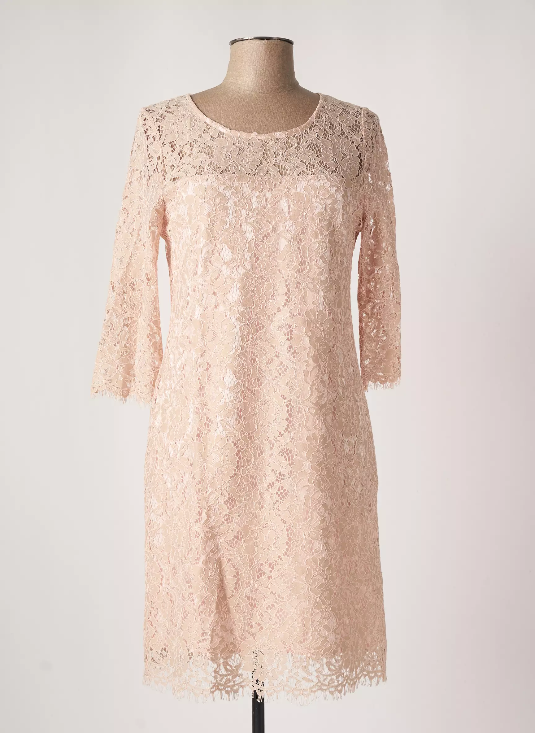 Esqualo Robes Mi Longues Femme couleur rose
