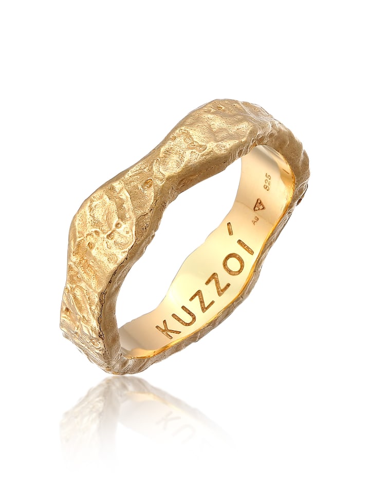 KUZZOI Ring 925 Sterling Silber in Gold günstig kaufen
