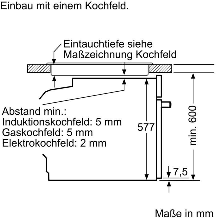 NEFF Dampfbackofen N 90 B15FS22N0, mit Teleskopauszug nachrüstbar, easyClean, FullSteam® - Volldampf