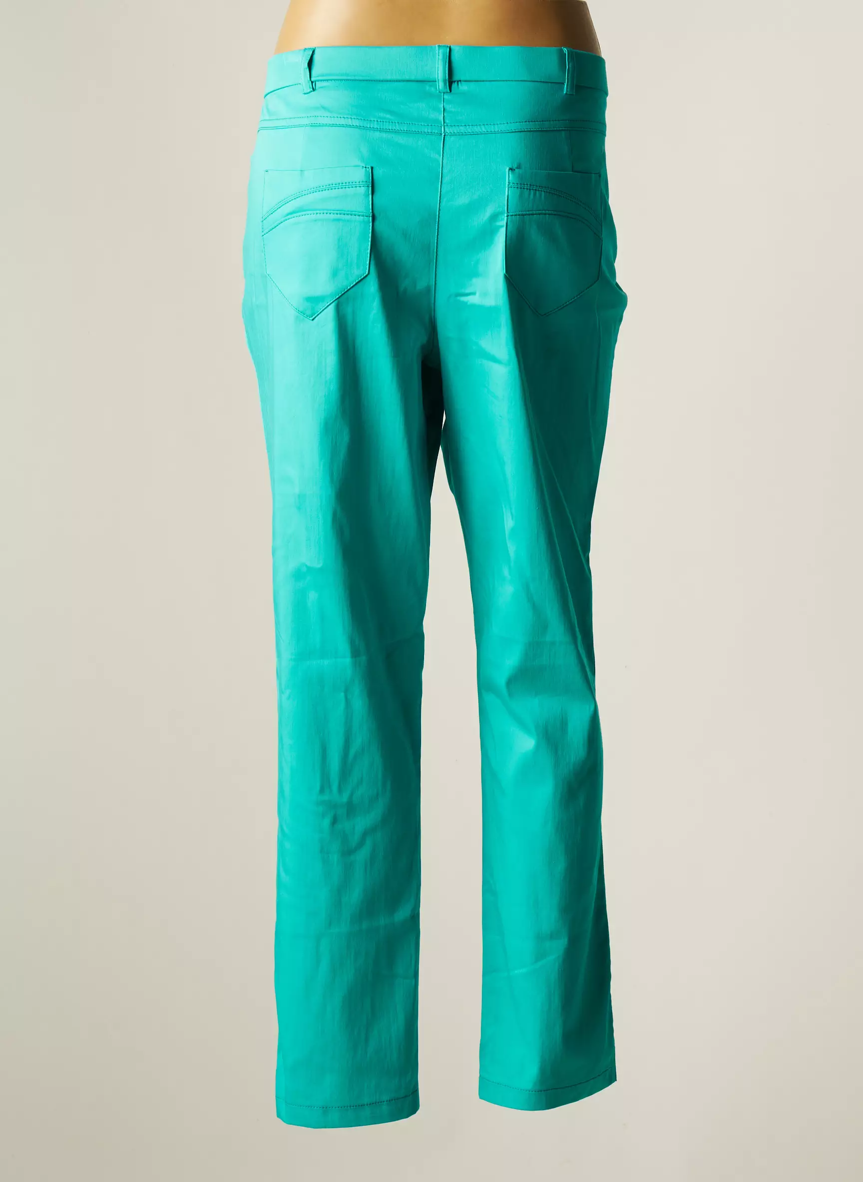 Christine Laure Pantalons Slim Femme couleur vert